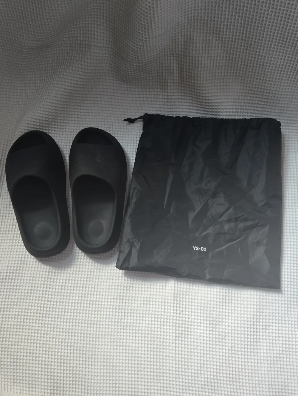 Yeezy YS 01 Black Slide Sandals